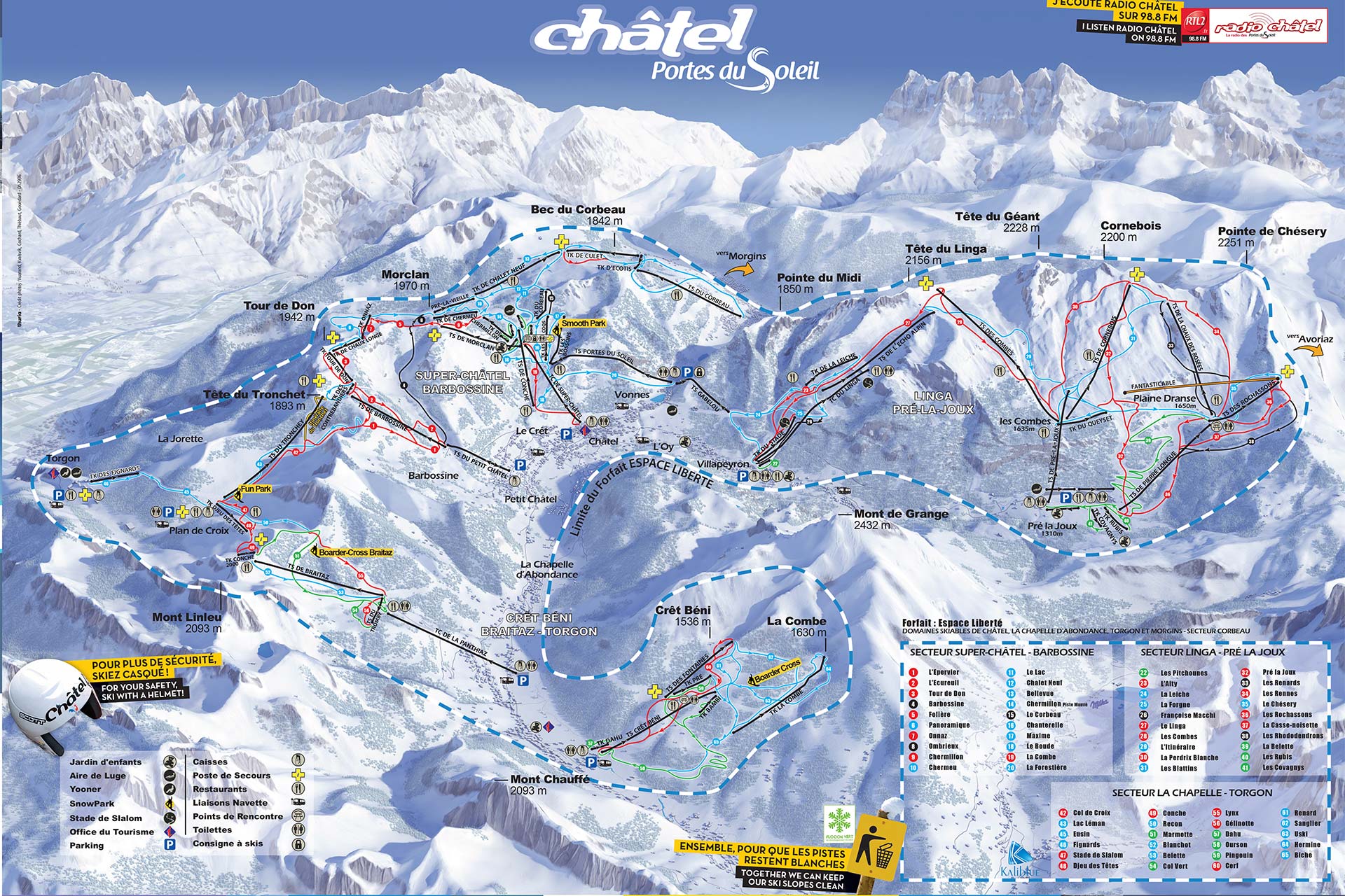 Map of Chatel