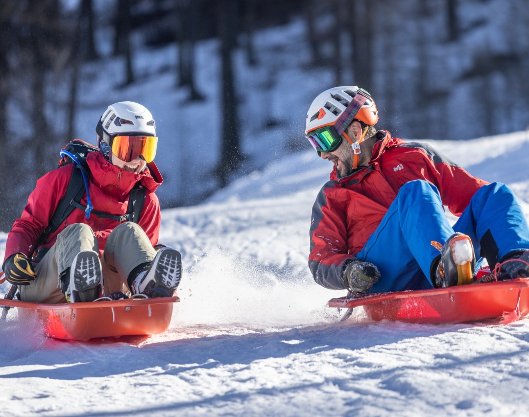 Tobogganing