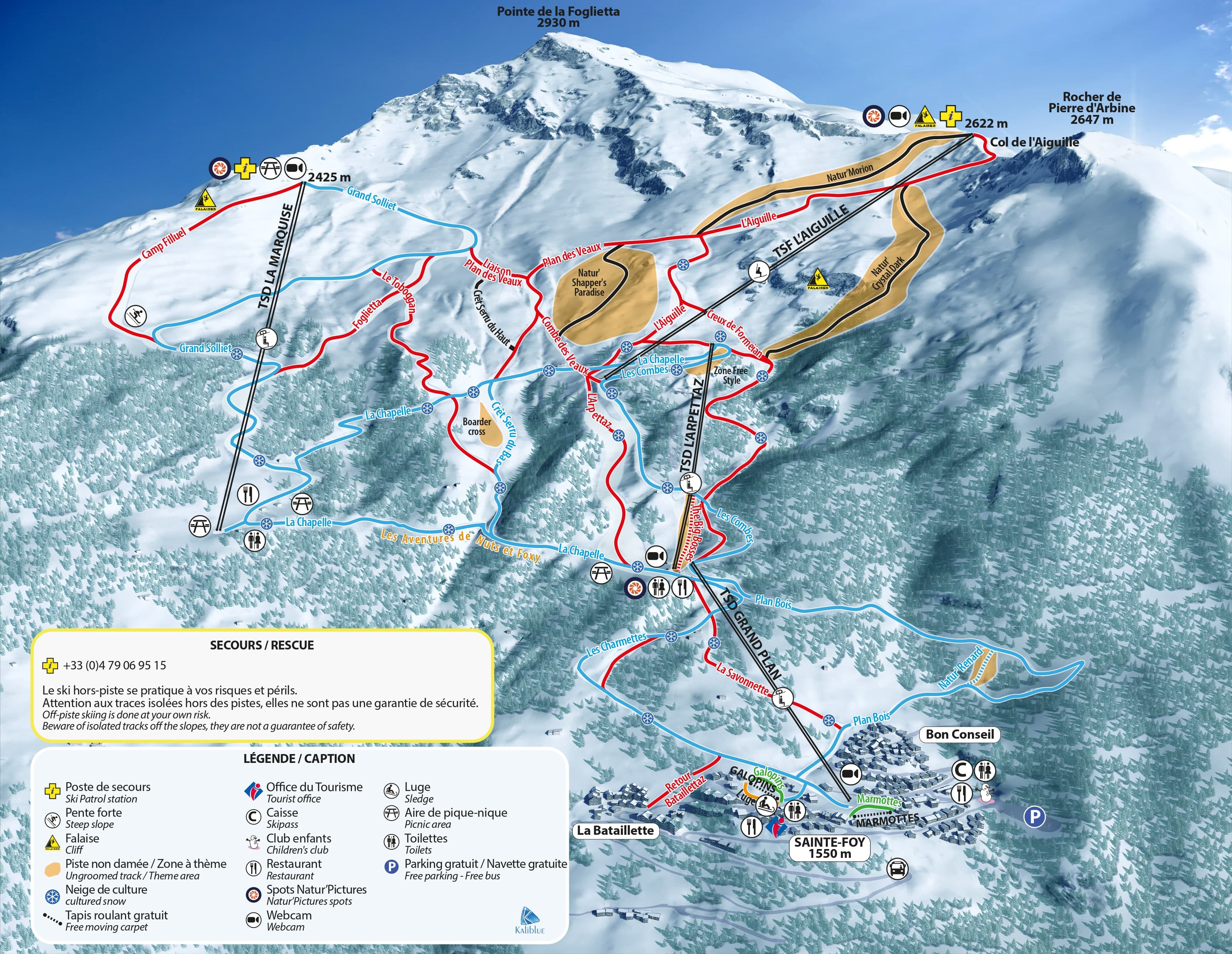 Map of Sainte Foy
