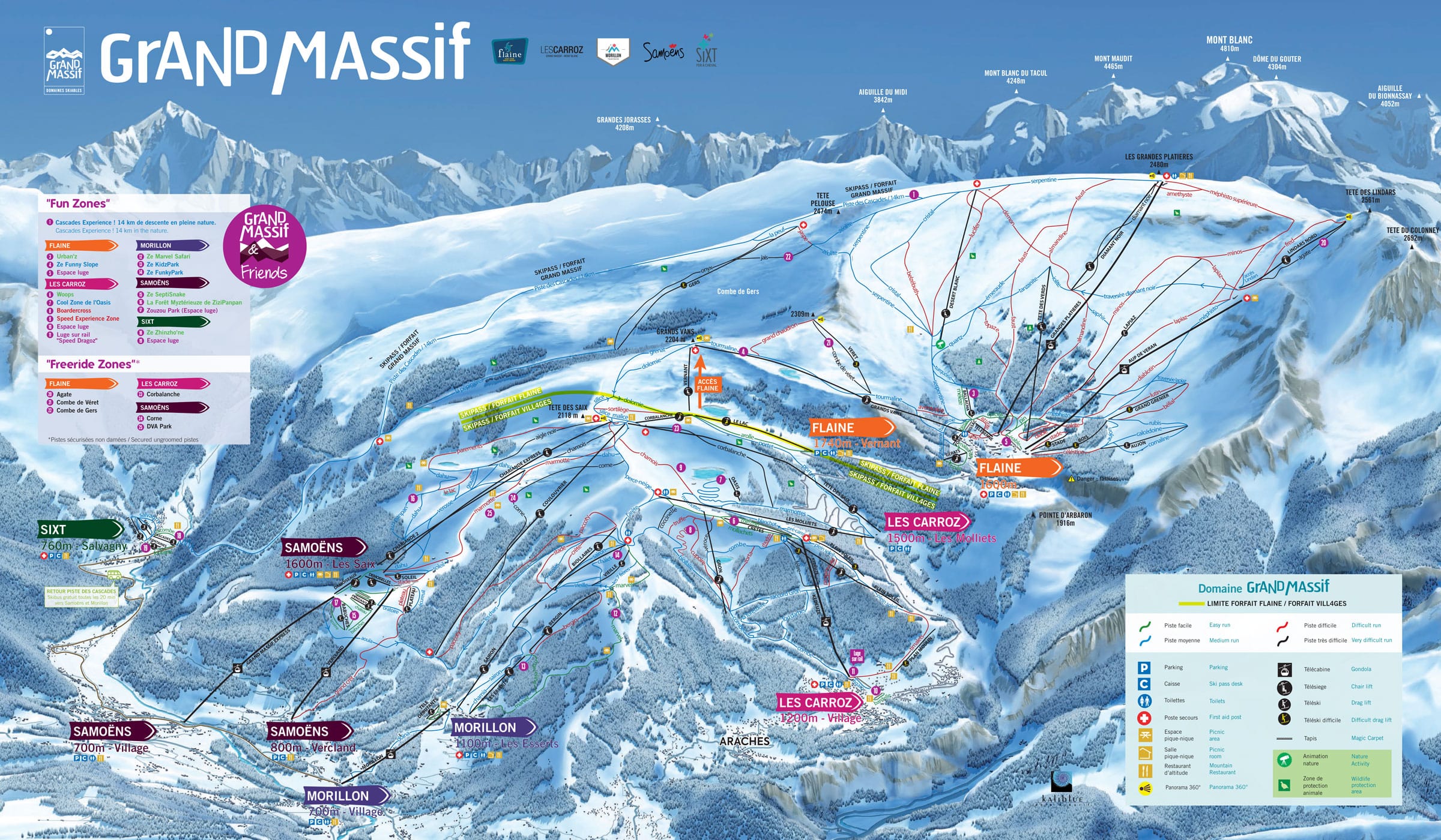 Map of Samoens